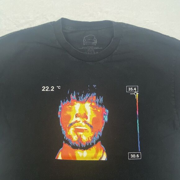Brockhampton Bearface Iridescence Graphic Shirt Mens Large Black Short Sleeve - Picture 3 of 8